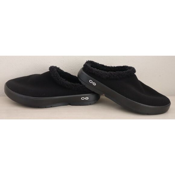 OOFOS 5284 Men\'s Sz 11D Black OOCOOZIE Mule Slip-On Shoes